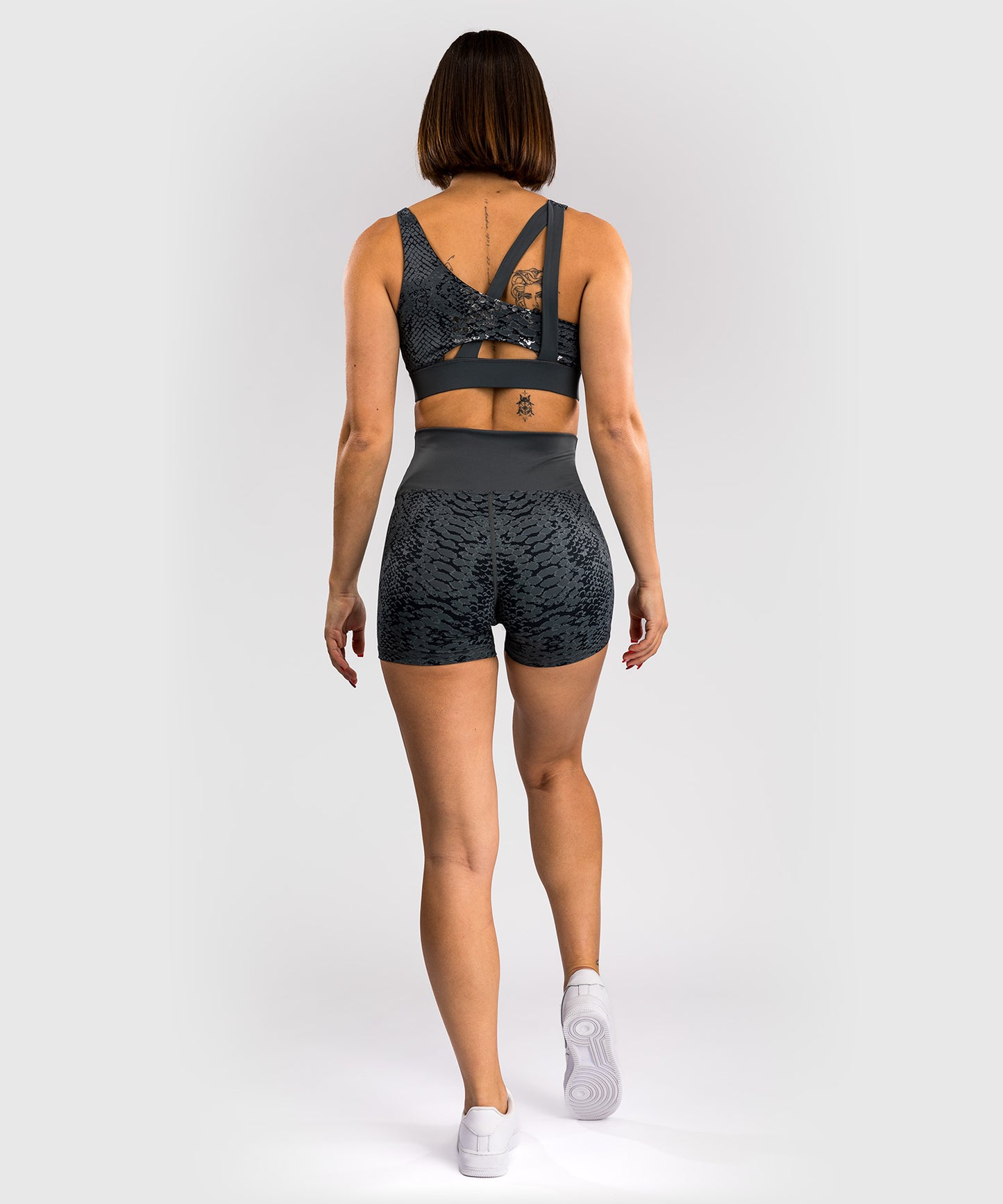 Venum Amazonia Pantalones Cortos de Compresión para Mujer - Gris Oscuro