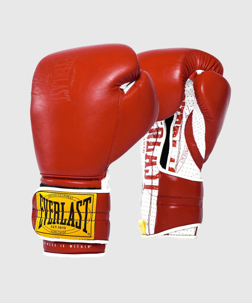 Everlast Classic 1910 H&L Boxing Gloves - Red