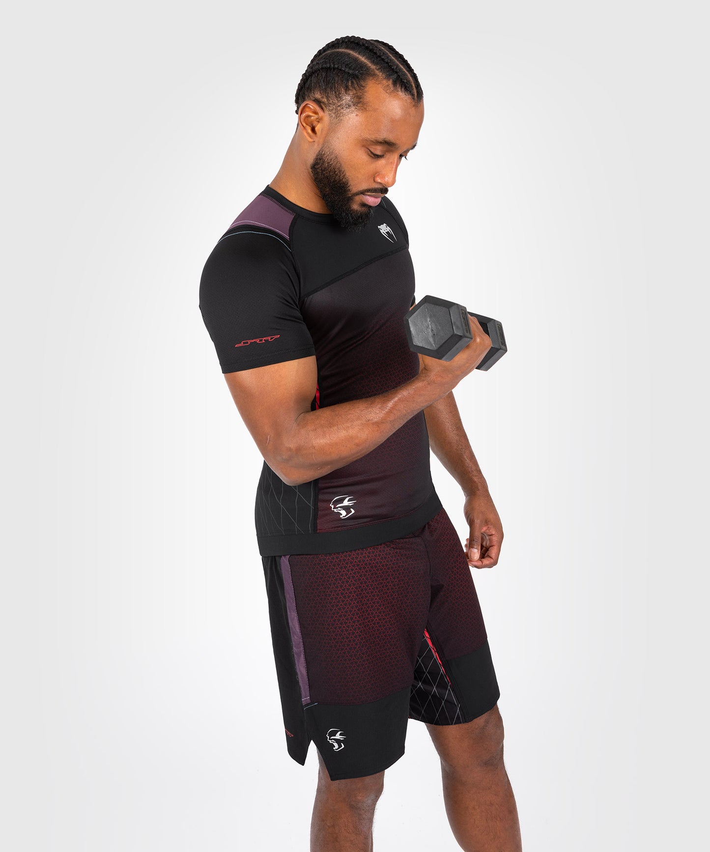 Venum x Dodge Banshee Kurzärmeliger Rashguard für Männer - Schwarz
