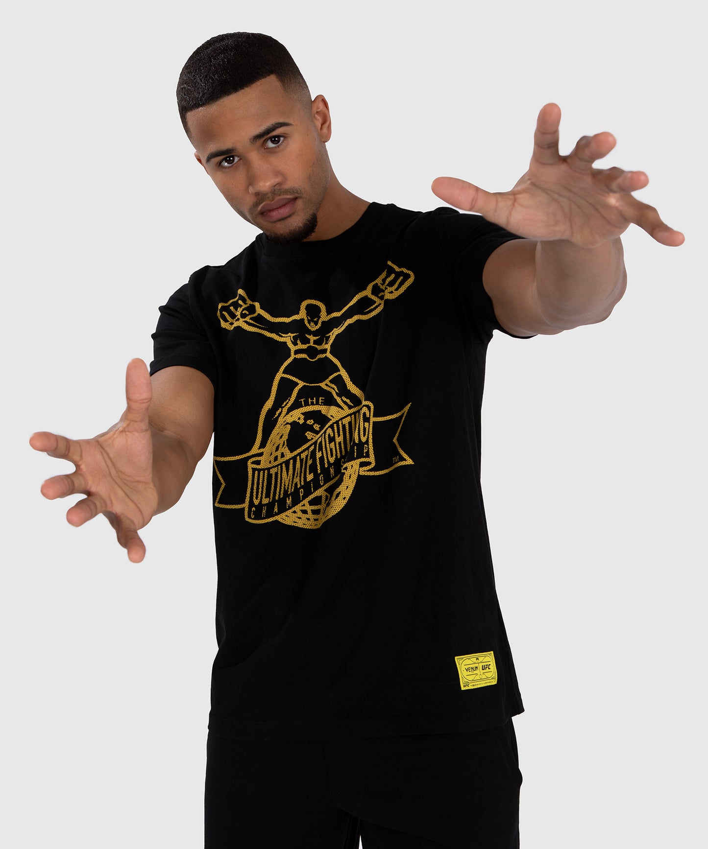 UFC by Venum Ulti-Man Camiseta - Negro/Amarillo