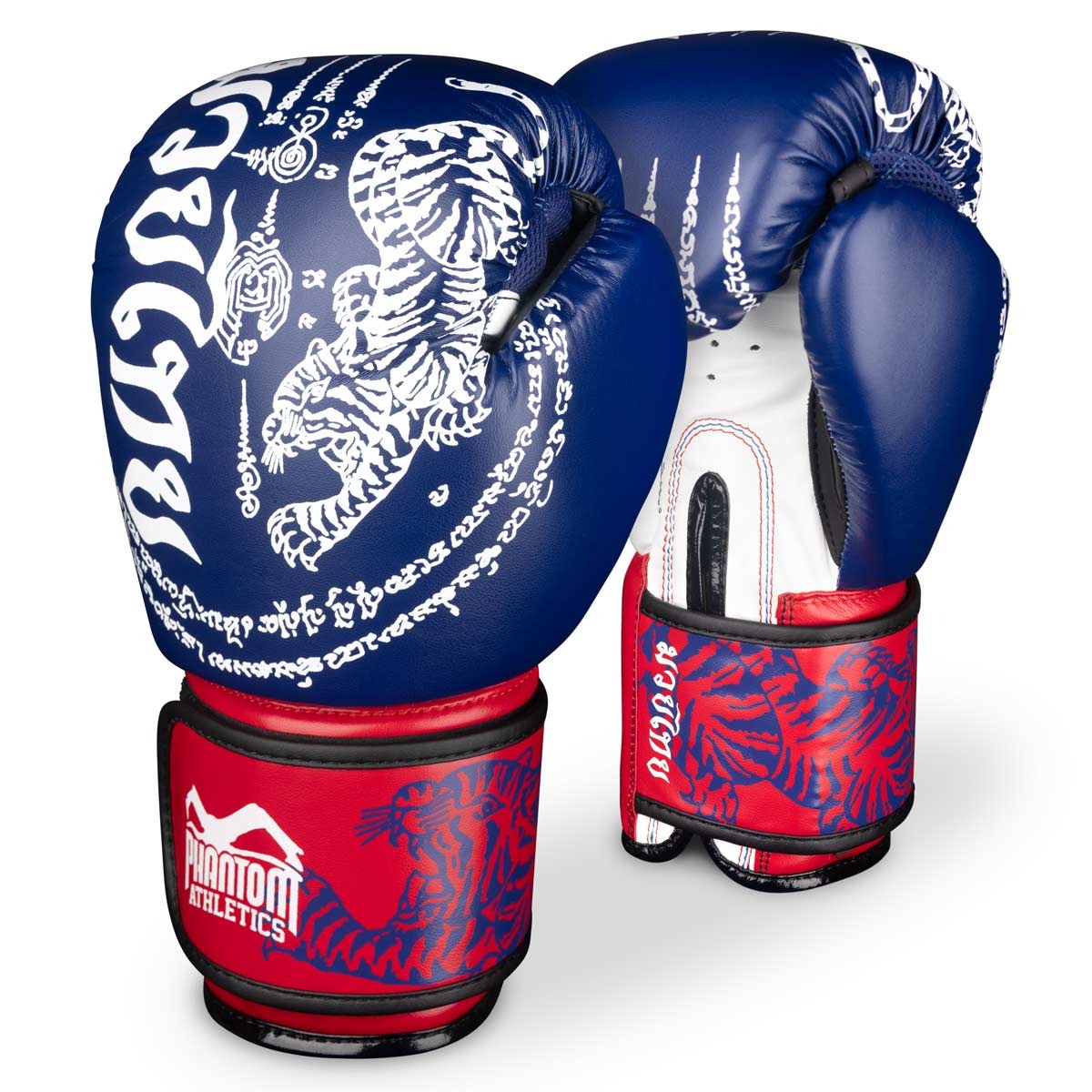 Phantom Athletics Muay Thai Boxing Gloves – Blue – Dragon Bleu