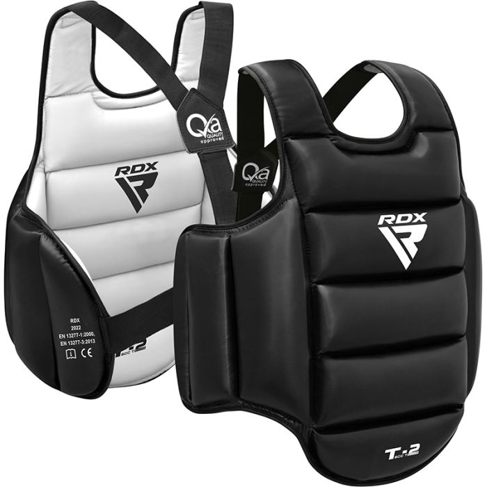 Plastron Semi Contact Reversible T2 Rdx - Noir/Blanc