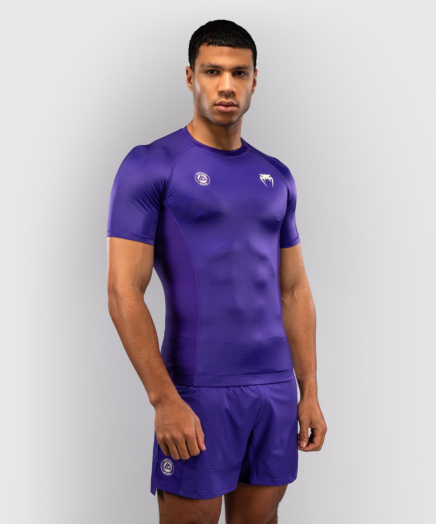 Venum x Roger Gracie Academy Rashguard Manga Corta - Morado