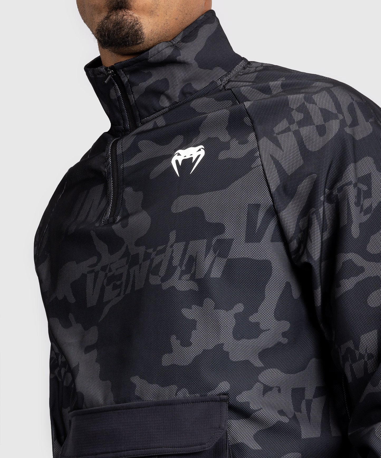 Venum Trooper Giacca della Tuta da Uomo - Nero/Grigio Scuro