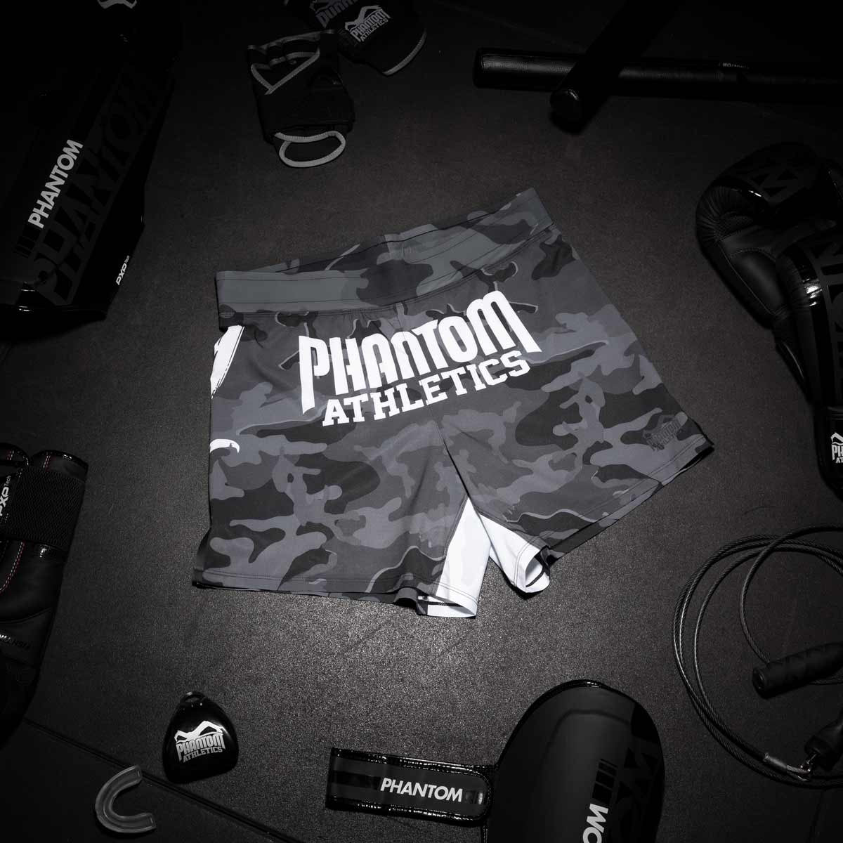 Short de MMA Phantom Athletics Flex Urban - Noir