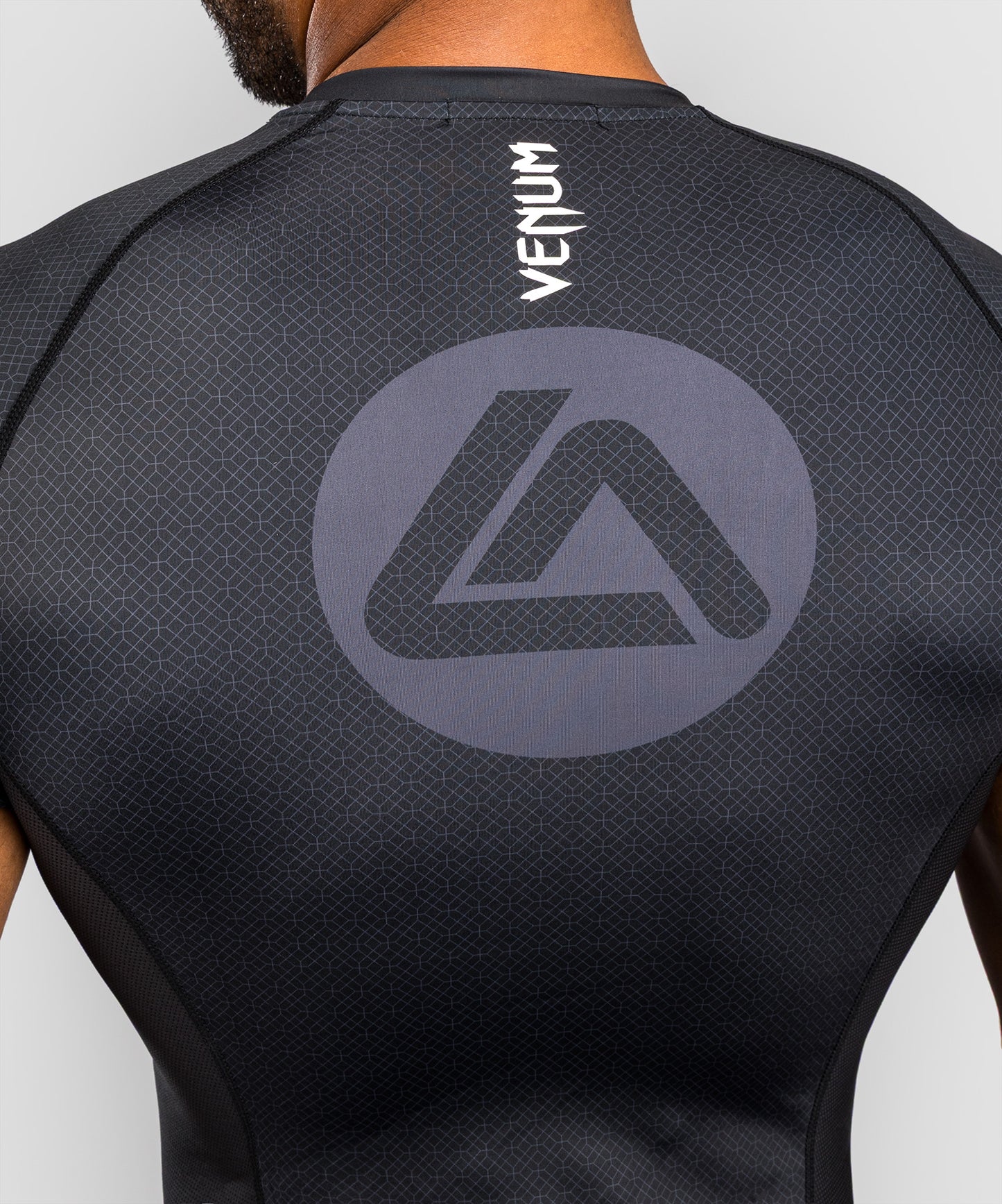 Venum x Roger Gracie Academy Kurzarm Rashguard - Schwarz