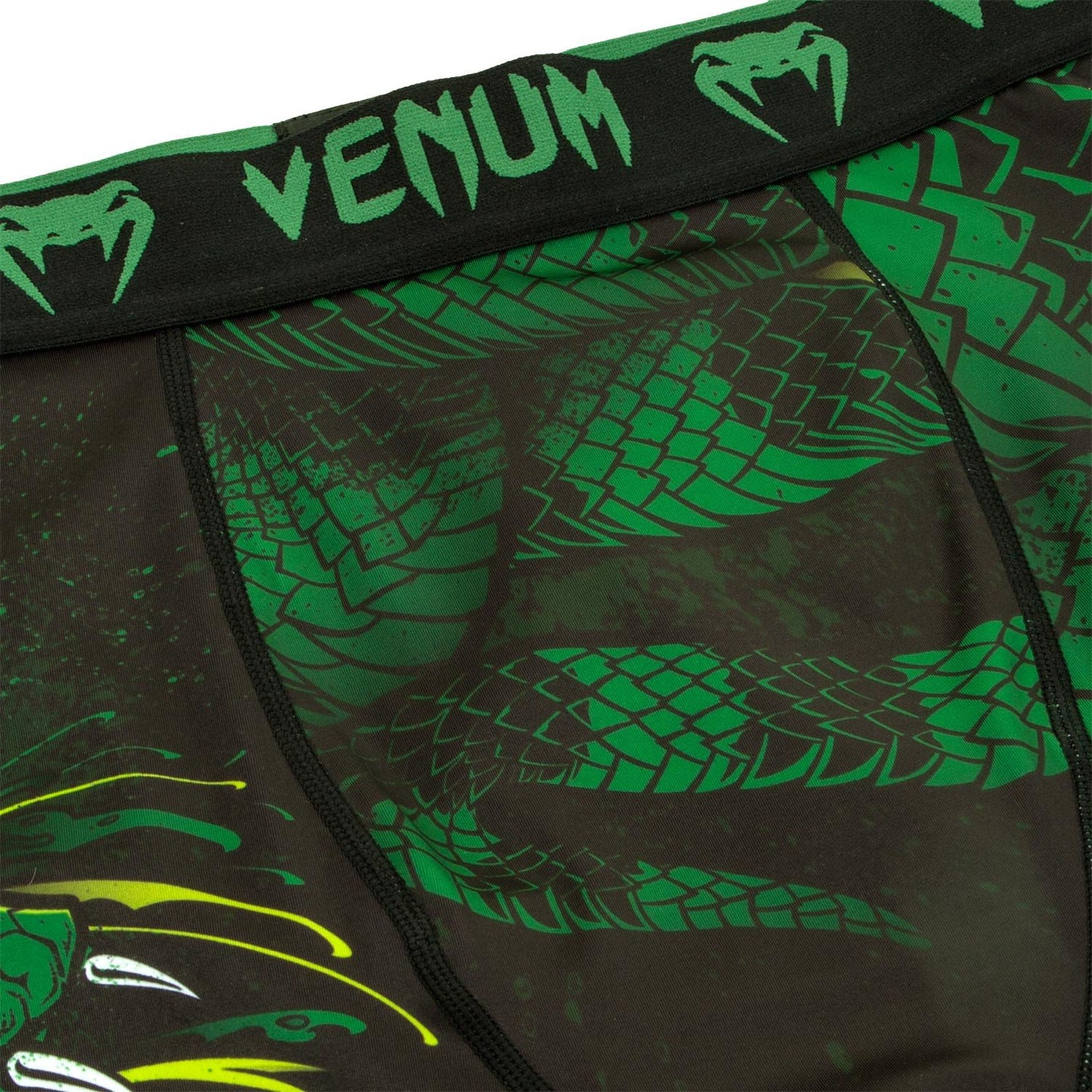 Venum Green Viper Compression Short - Black/Green
