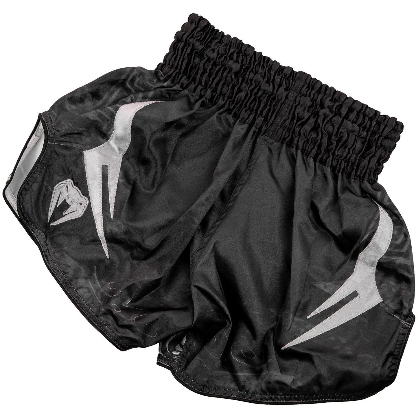 Short Muay Thai Venum Gladiator 3.0 - Noir/Gris - Exclusivité