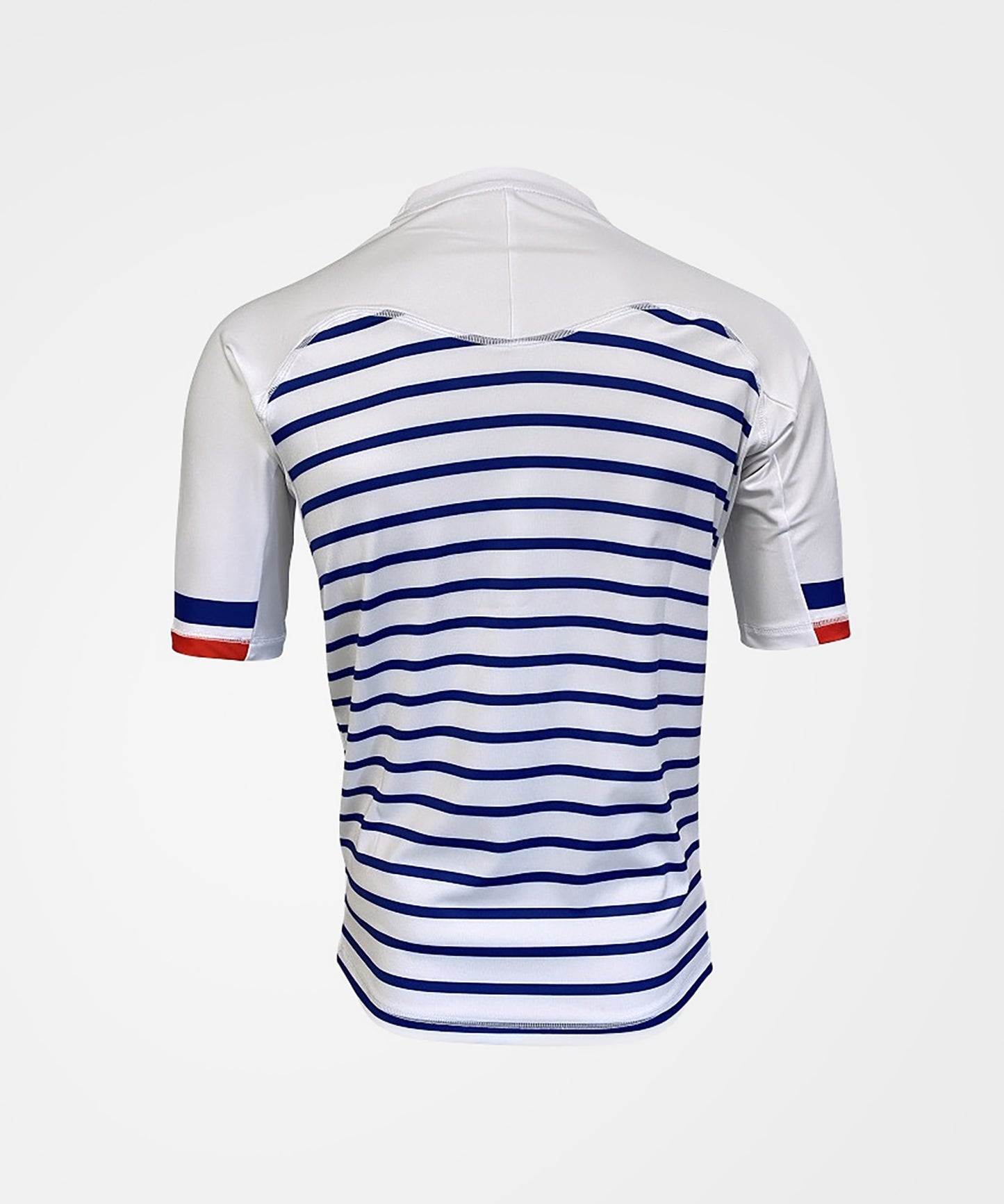 Adidas Kurzarm-Rashguard - Blau/Weiß/Rot