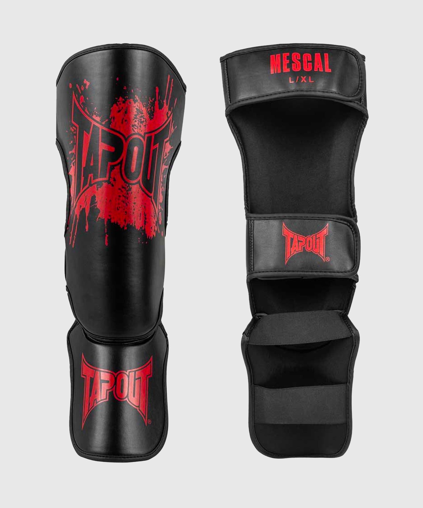 Tapout Mescal Schienbeinschoner - Schwarz/Rot