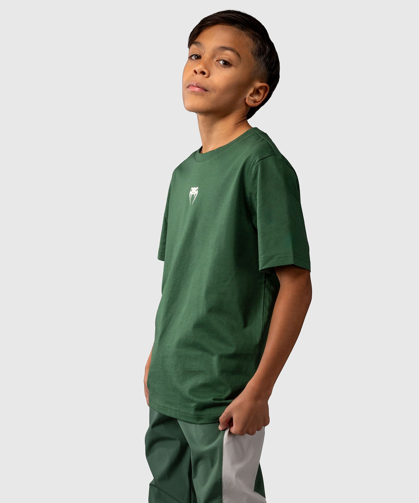 Venum Contender Maglietta per Bambini – Verde Foresta/ Bianco Sporco