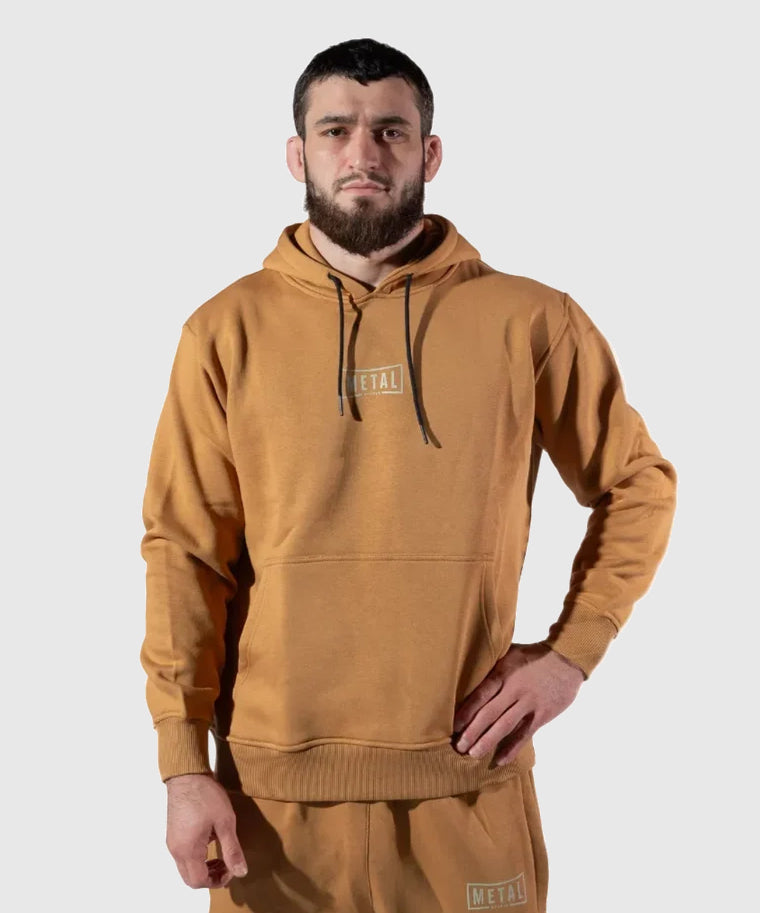 Metal Boxe Caucasian Hills Hoodie - Beige