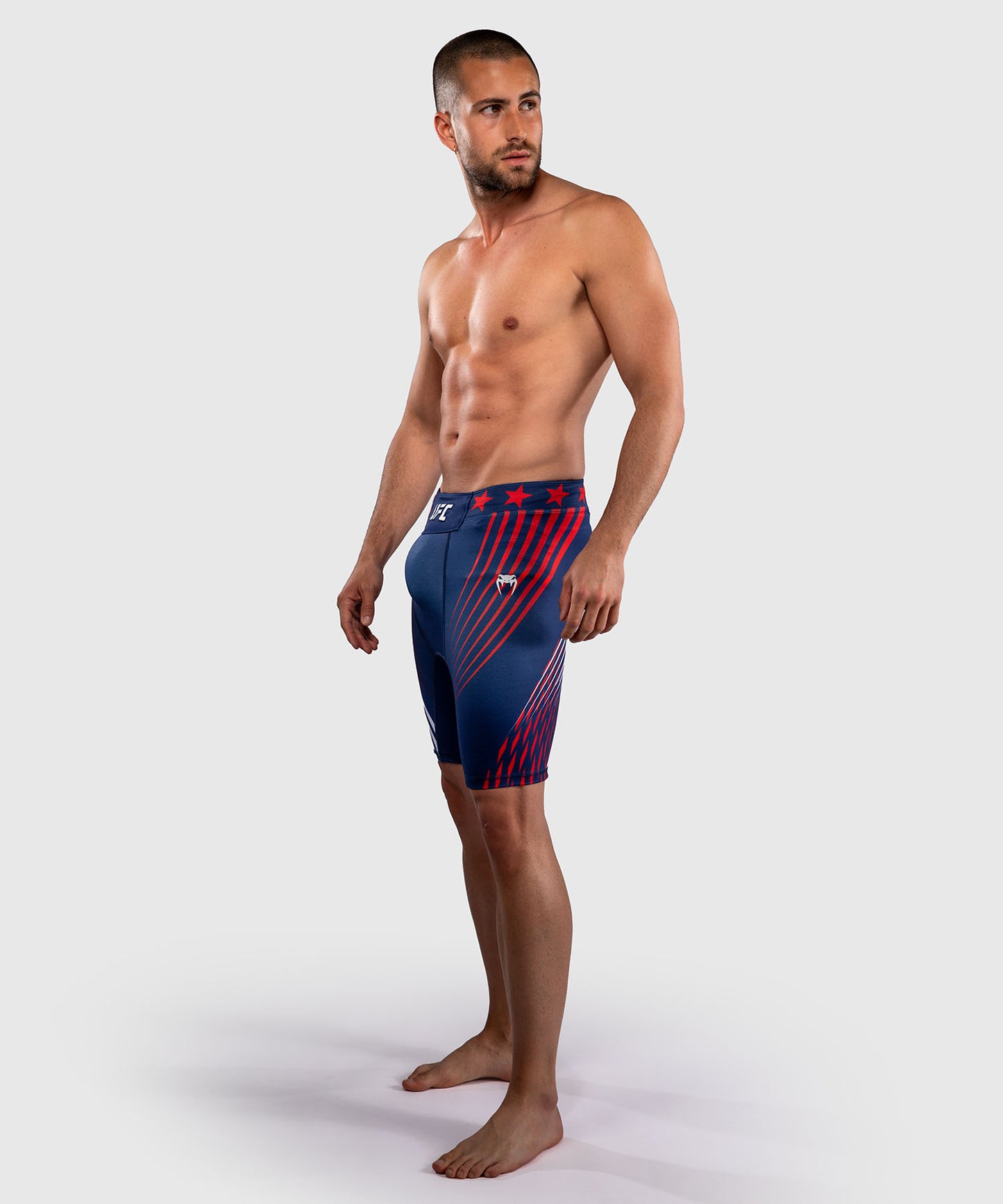 Official UFC Freedom 250 by Venum Authentic Fight Night Vale Tudo Shorts für Herren - Blau