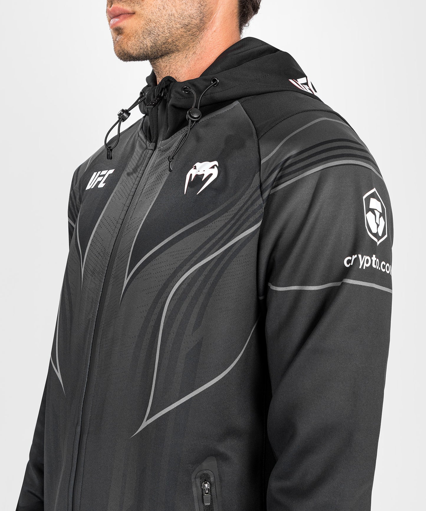 Sweat à capuche Walkout UFC Venum Authentic Fight Night 2.0 pour homme - Noir