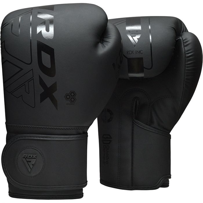 Gants de Boxe F6 Kara Rdx - Noir/Noir