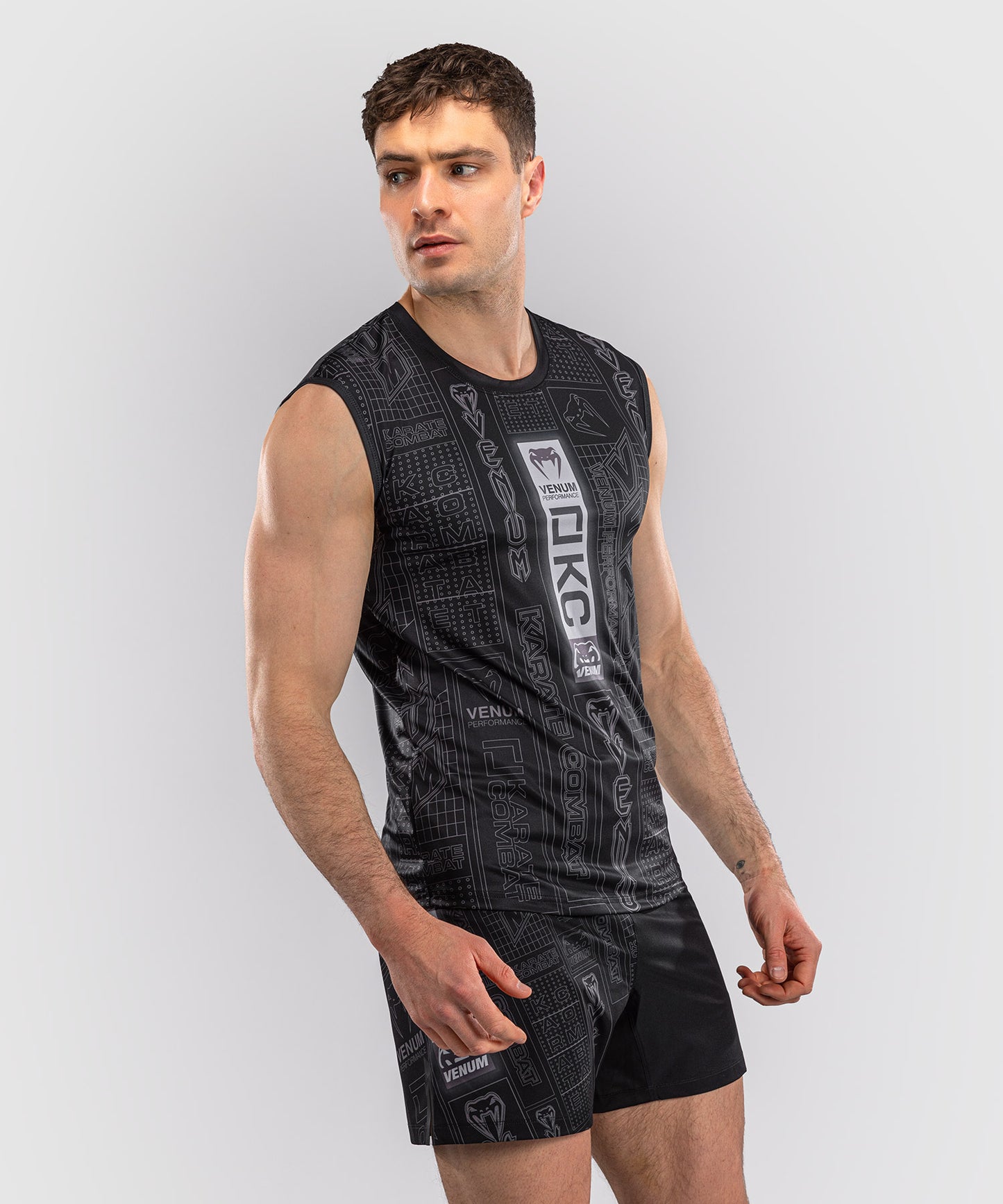 Karate Combat by Venum Dry-Tech-Tanktop – Schwarz/Grau