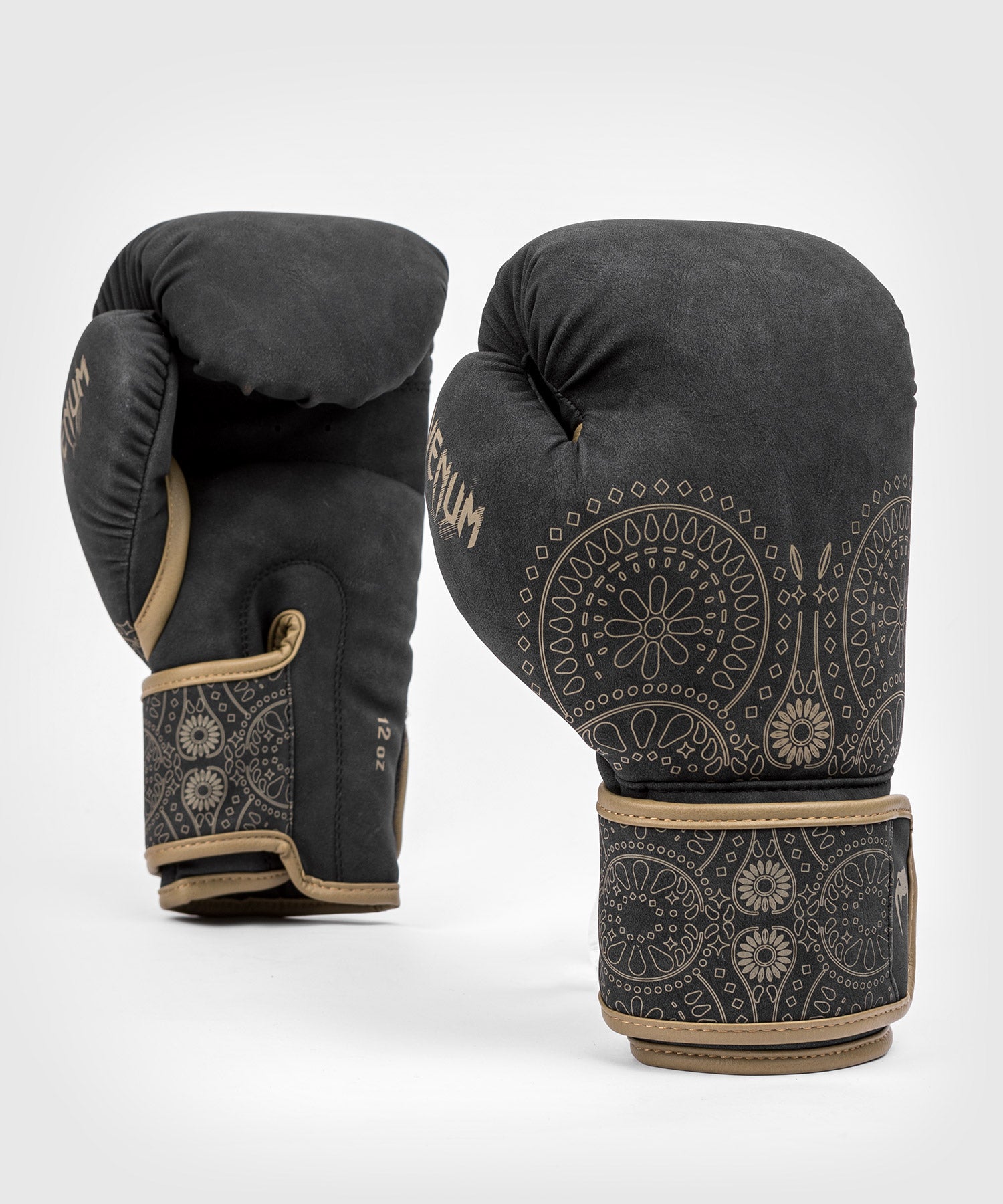 Venum Santa Muerte Dark Side Boxing Gloves Black/Brown