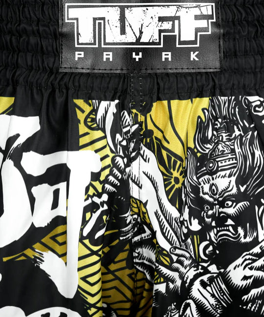 Short De Muay Thai Tuff Payak Wrath Of The Ashura - Noir