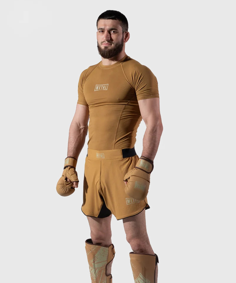 Metal Boxe Caucasian Hills Fightshorts - Beige