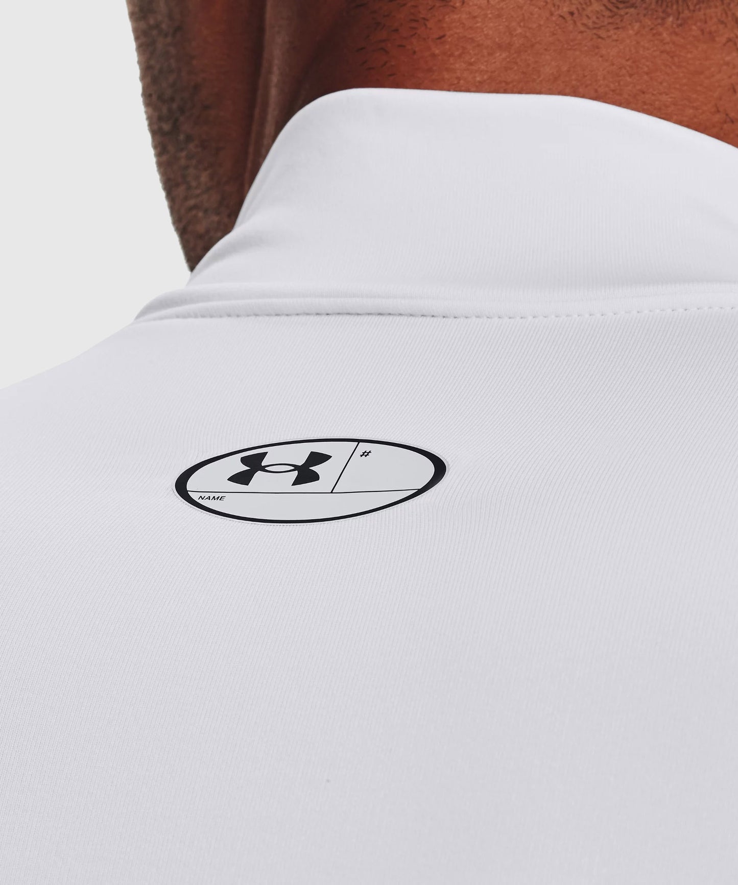 Haut De Compression À Col Montant Under Armour Coldgear - Blanc