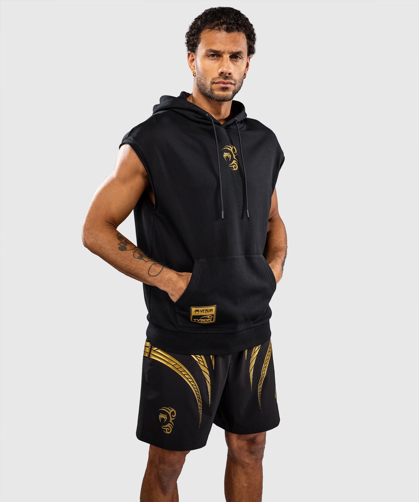Venum x Mike Tyson Tiger Sudadera Sin Mangas Tiger - Negro/Oro