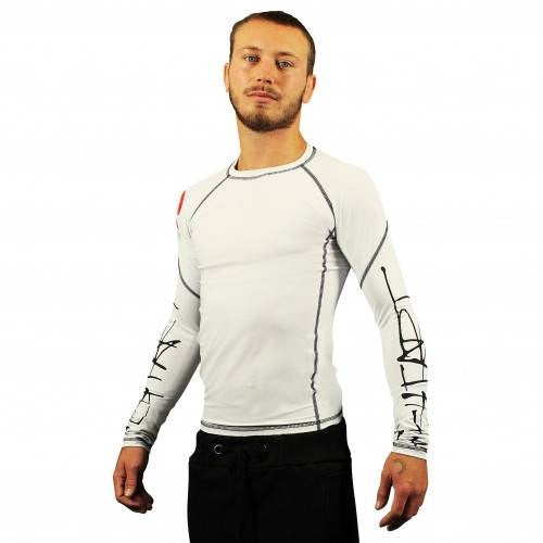Rashguard Fight Art Gano Samouraï - Manches Longues - Blanc