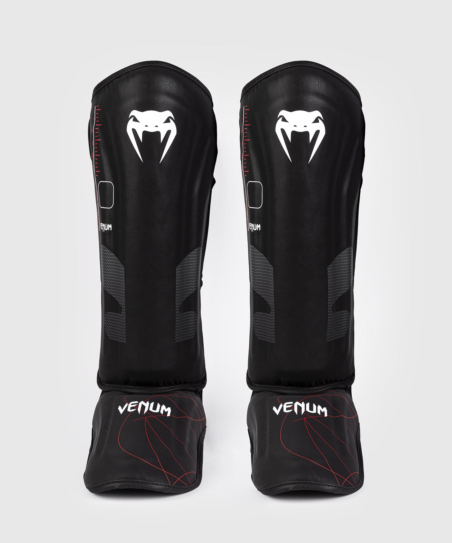 Venum Tactical XT Schienbeinschoner - Schwarz/Feuerrot