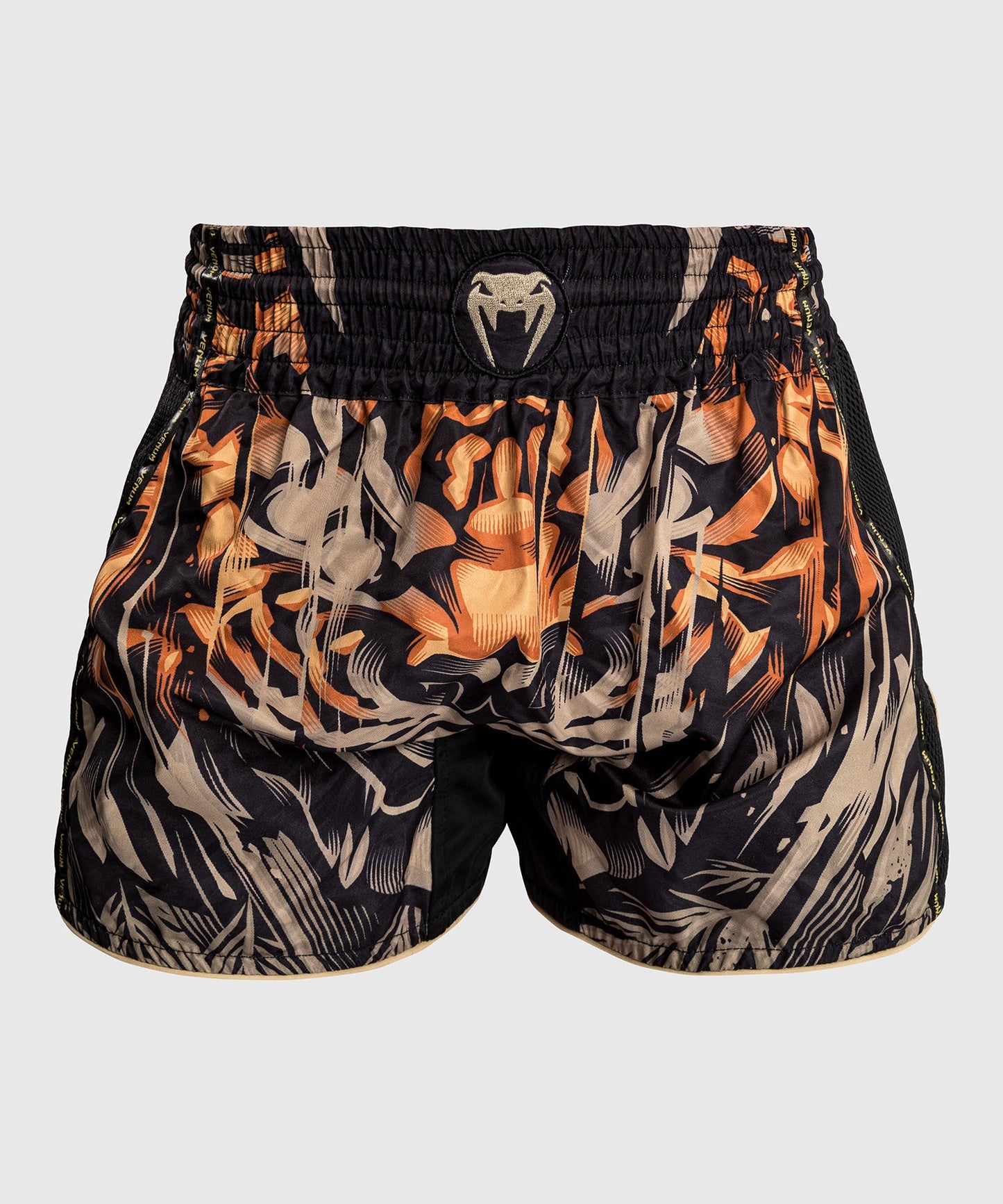 Venum Tiger Muay Thai Shorts - Schwarz/Neonorange