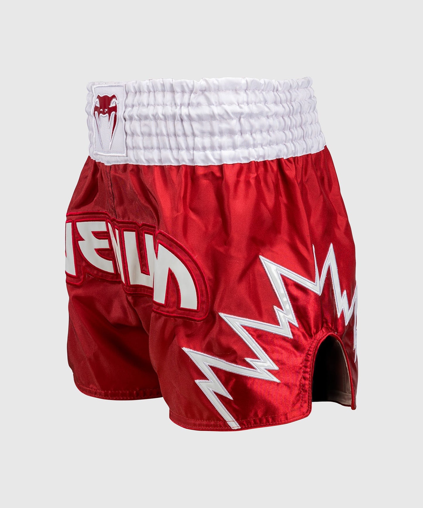 Shorts de Muay Thai Venum Inferno - Rouge/Blanc