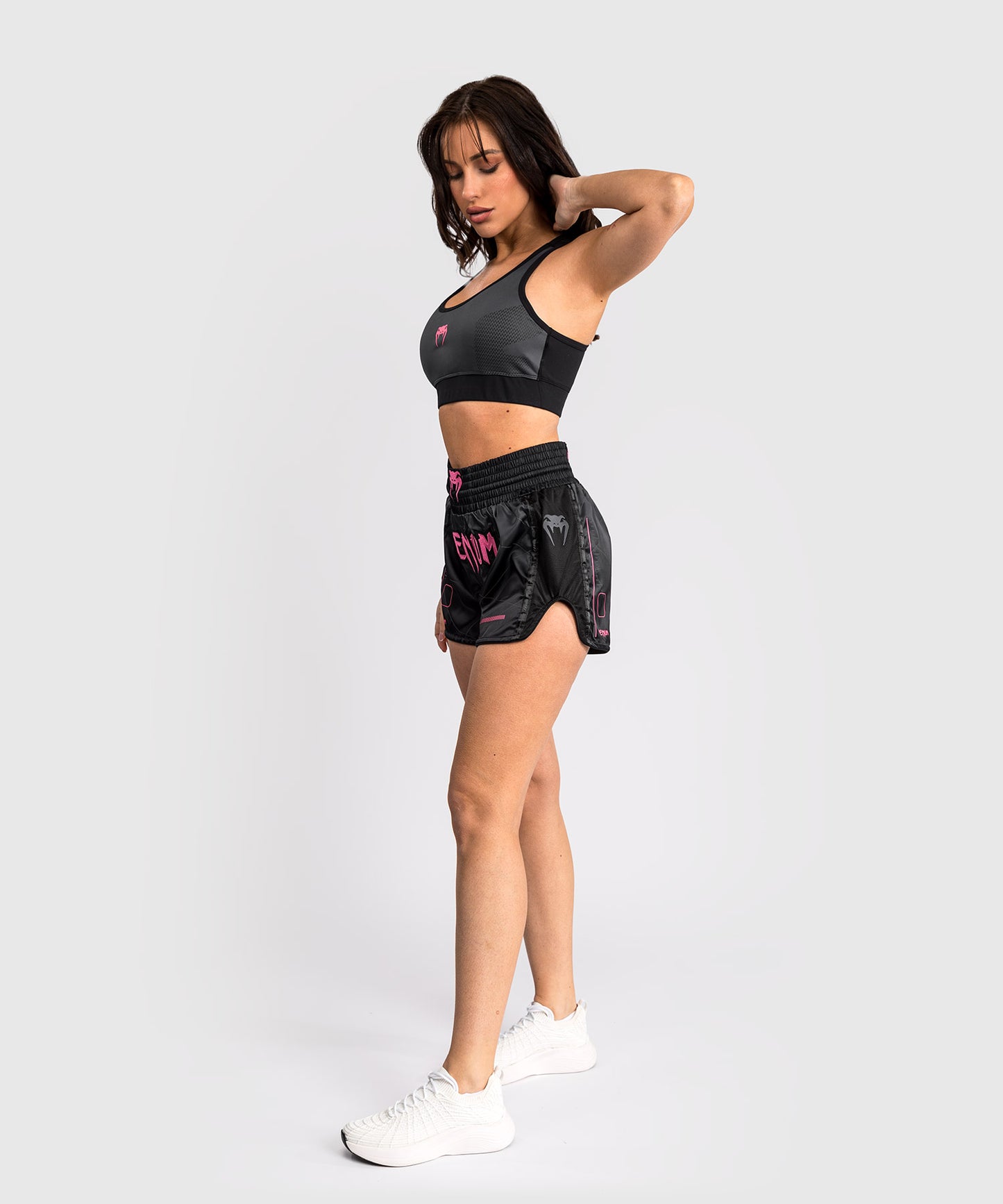 Venum Tactical XT Short de muay thai para mujer - negro/gris tormenta