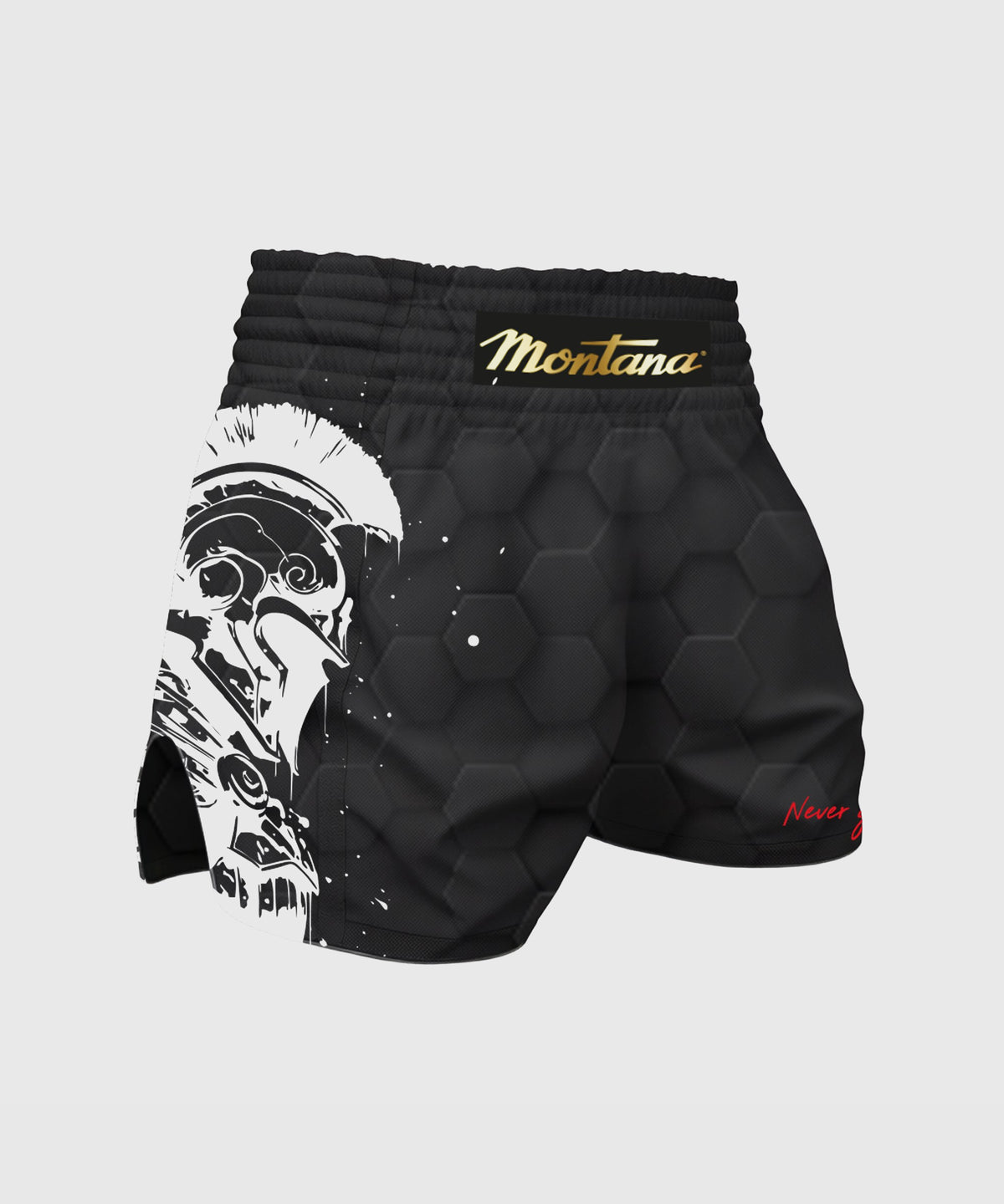 Short De Muay Thai Montana Spartiate - Noir