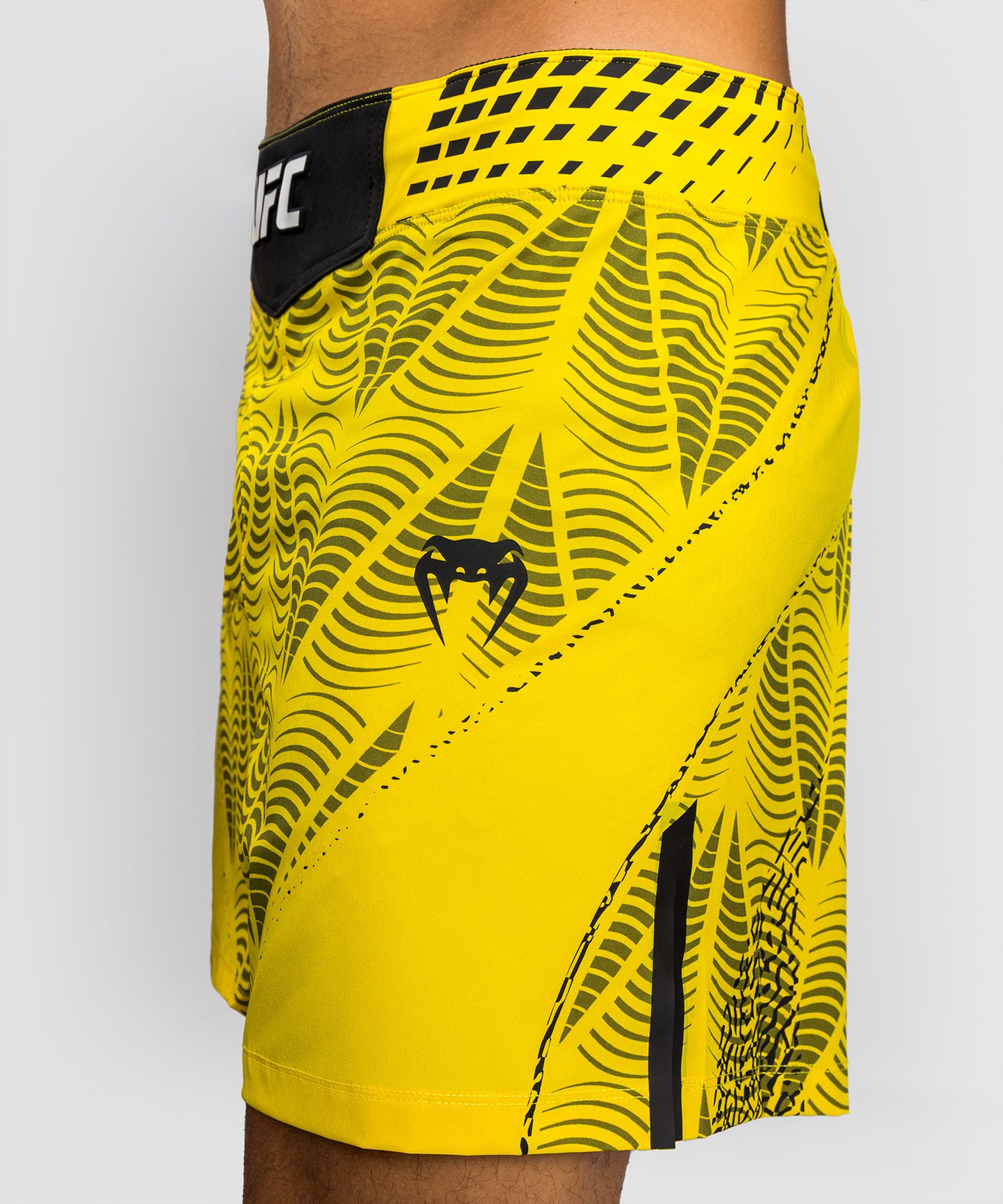Men's UFC Zenith by Venum Yellow Authentic Fight Night Short Fit Fight Short