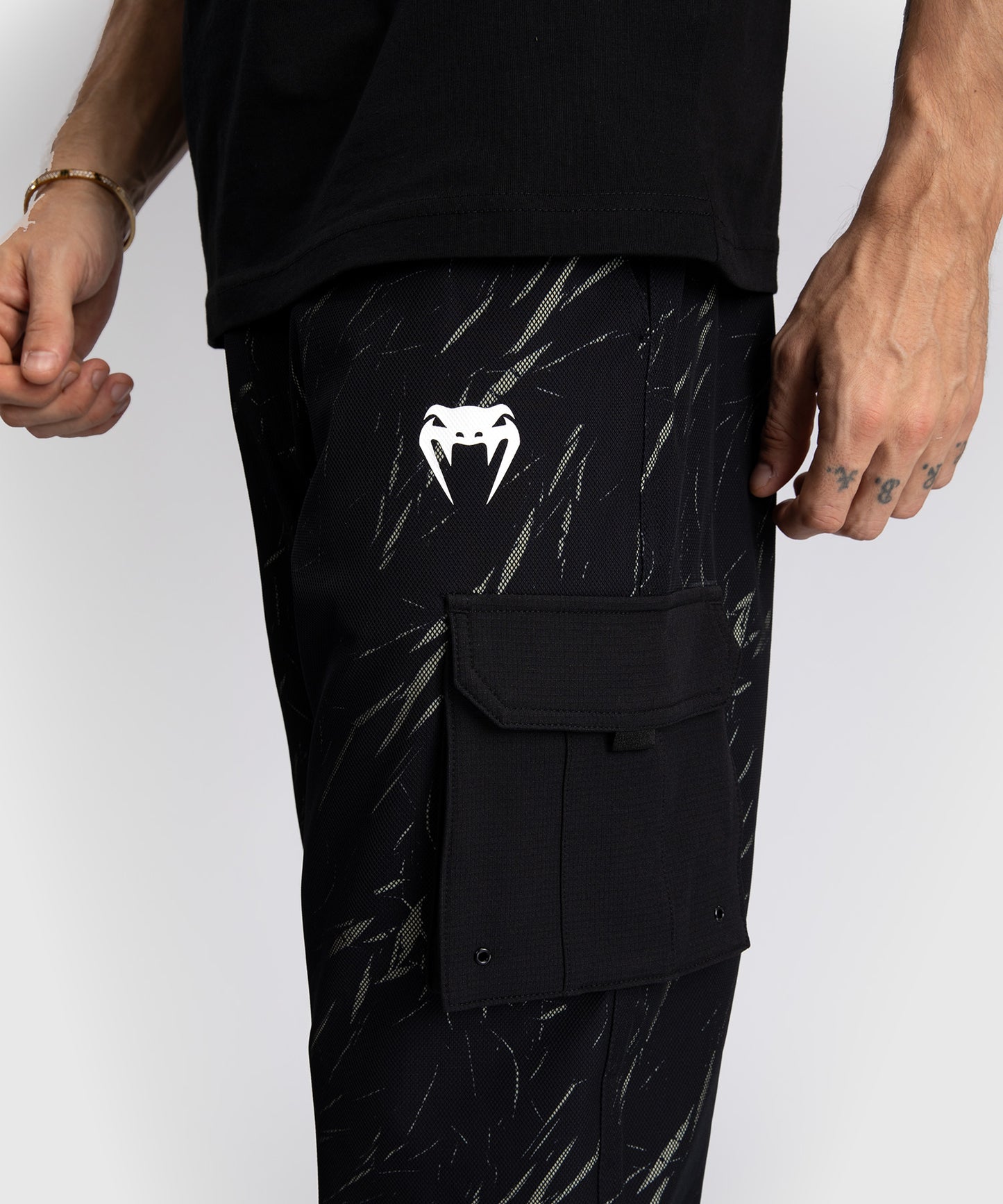 Venum Trooper Pantalones de Chándal Para Hombre - Negro/Arena Piedra