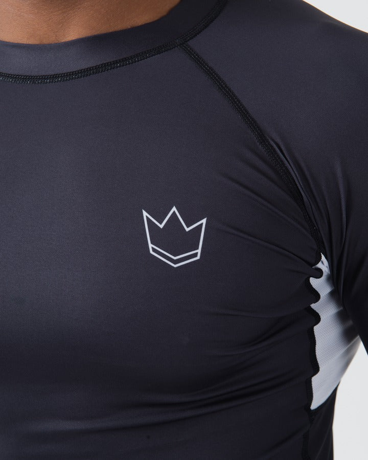 Rashguard À Manches Longues Kingz Ranked Performance V2 - Noir