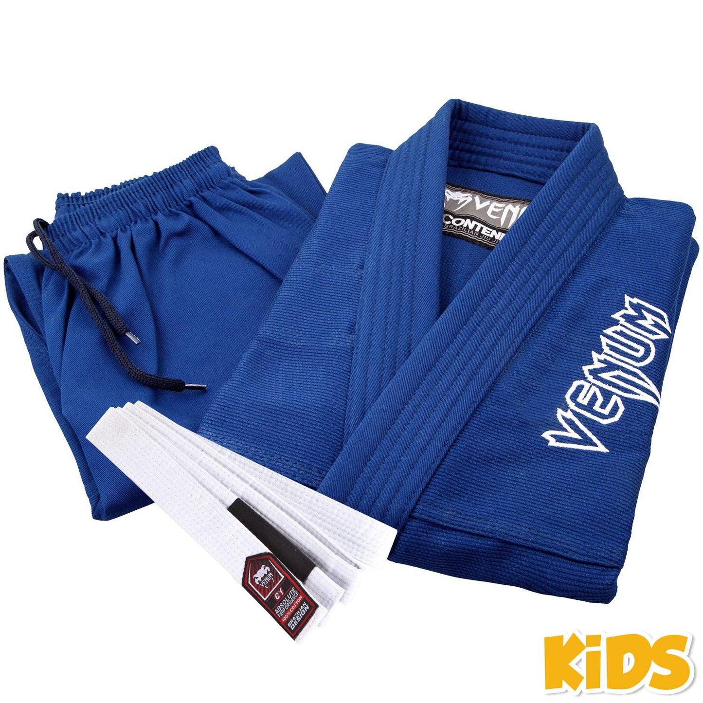 Kimono JJB Bleu (Ceinture blanche offerte) Venum Contender pour Enfants