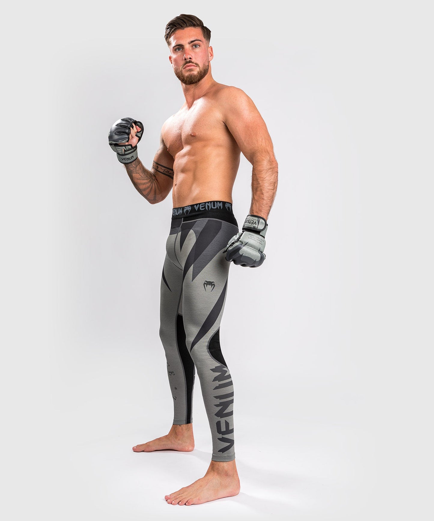 Venum Stone Compression Pants - Mineral Green