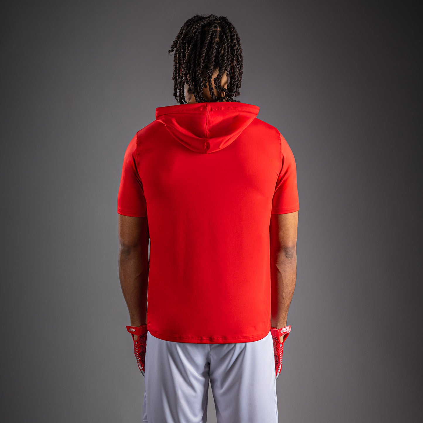 Sweat à capuche à manches courtes Dry Tech Venum Elite - Rouge