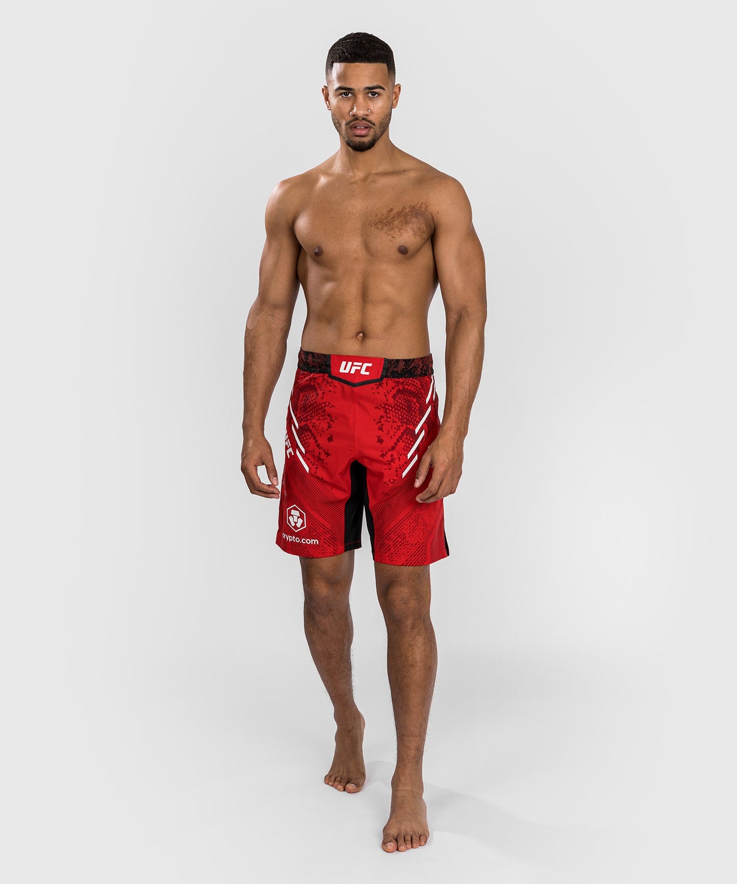 Men's UFC Adrenaline by Venum Authentic Fight Night Long-Cut Shorts - Red