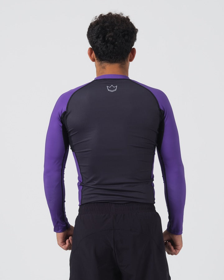 Kingz Ranked Performance V2 Langarm-Rashguard - Violett