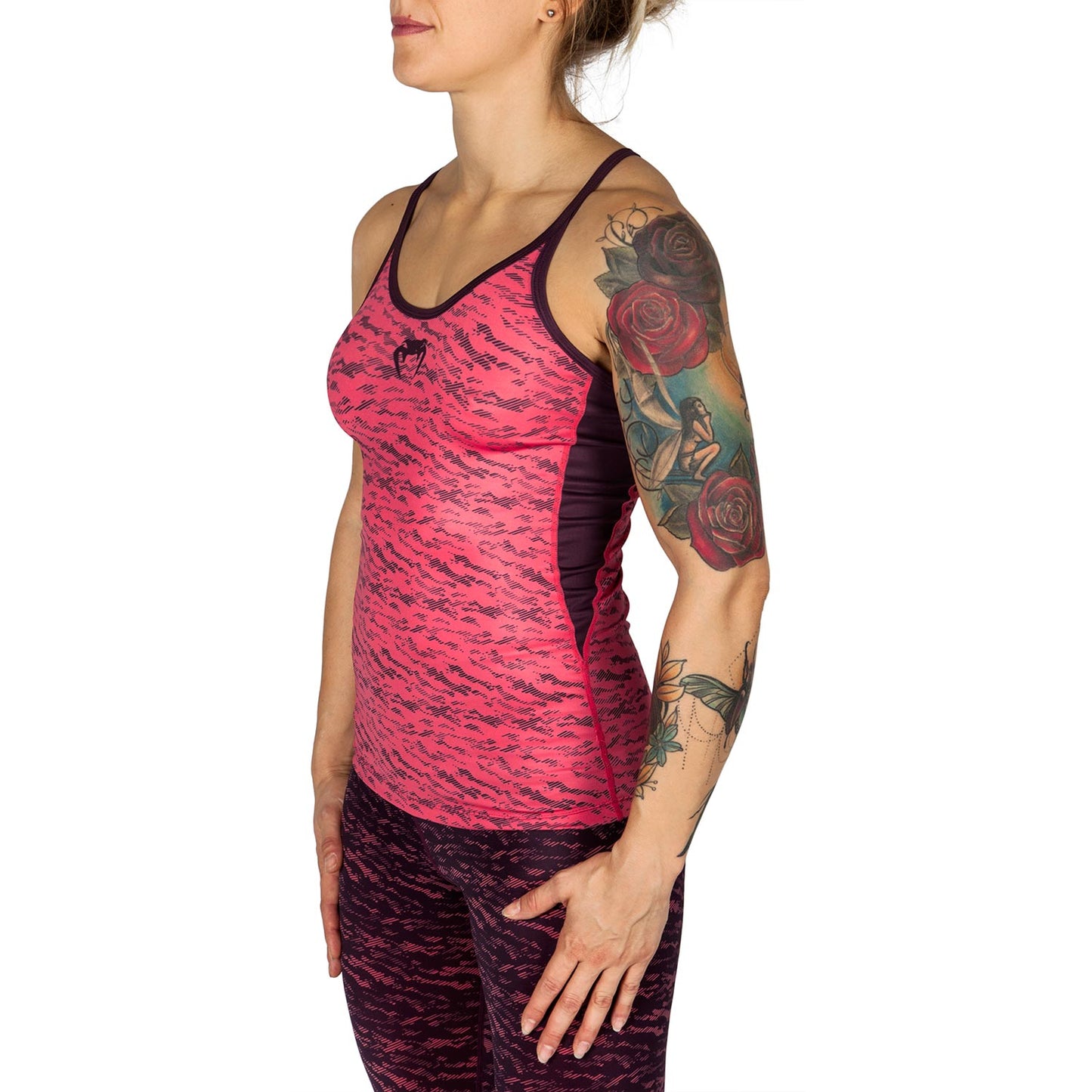 Venum Camoline Tank Top - Coral/Dark Purple