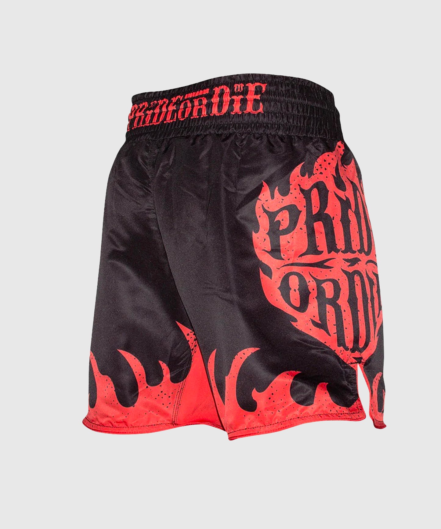 Short de MMA Pride Or Die Reckless Flames - Noir