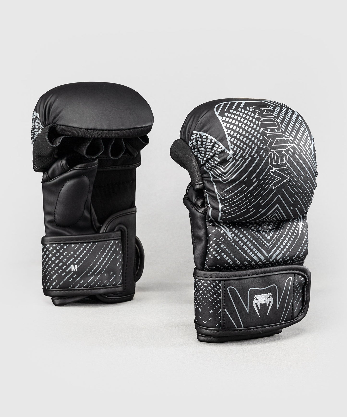 Venum Midnight Fury Guantes de Sparring - Negro/Gris/Plata