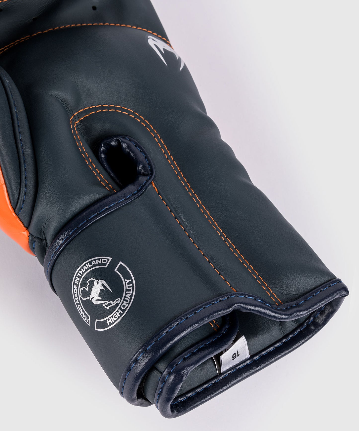 Gants de Boxe Venum Elite - Bleu Marine/Argent/Orange