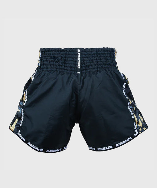 Askari Dahab Muay Thai Shorts - Schwarz/Gold