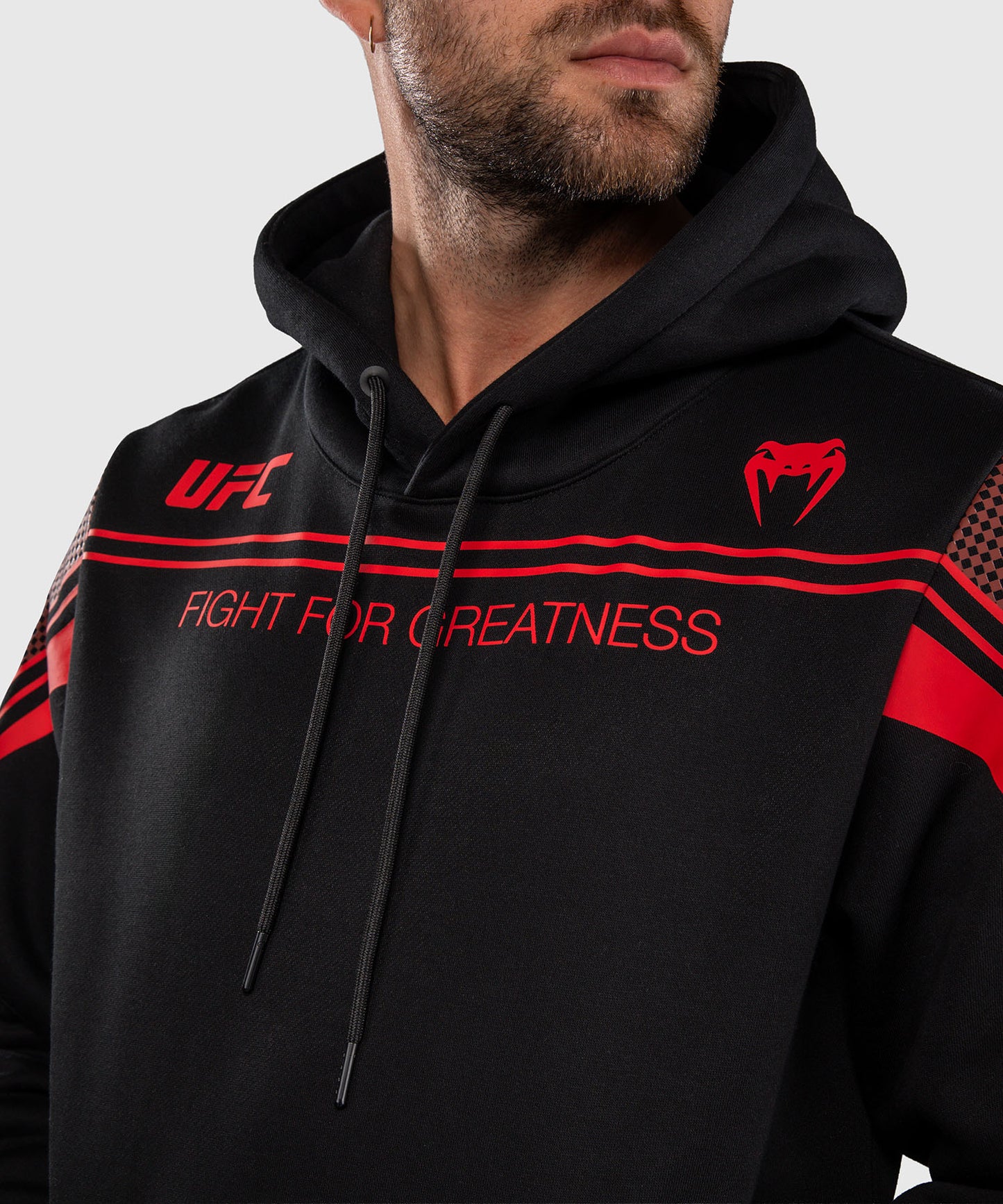 Venum UFC Unity by Venum Authentic Fight Week Herren-Kapuzenpullover - Schwarz