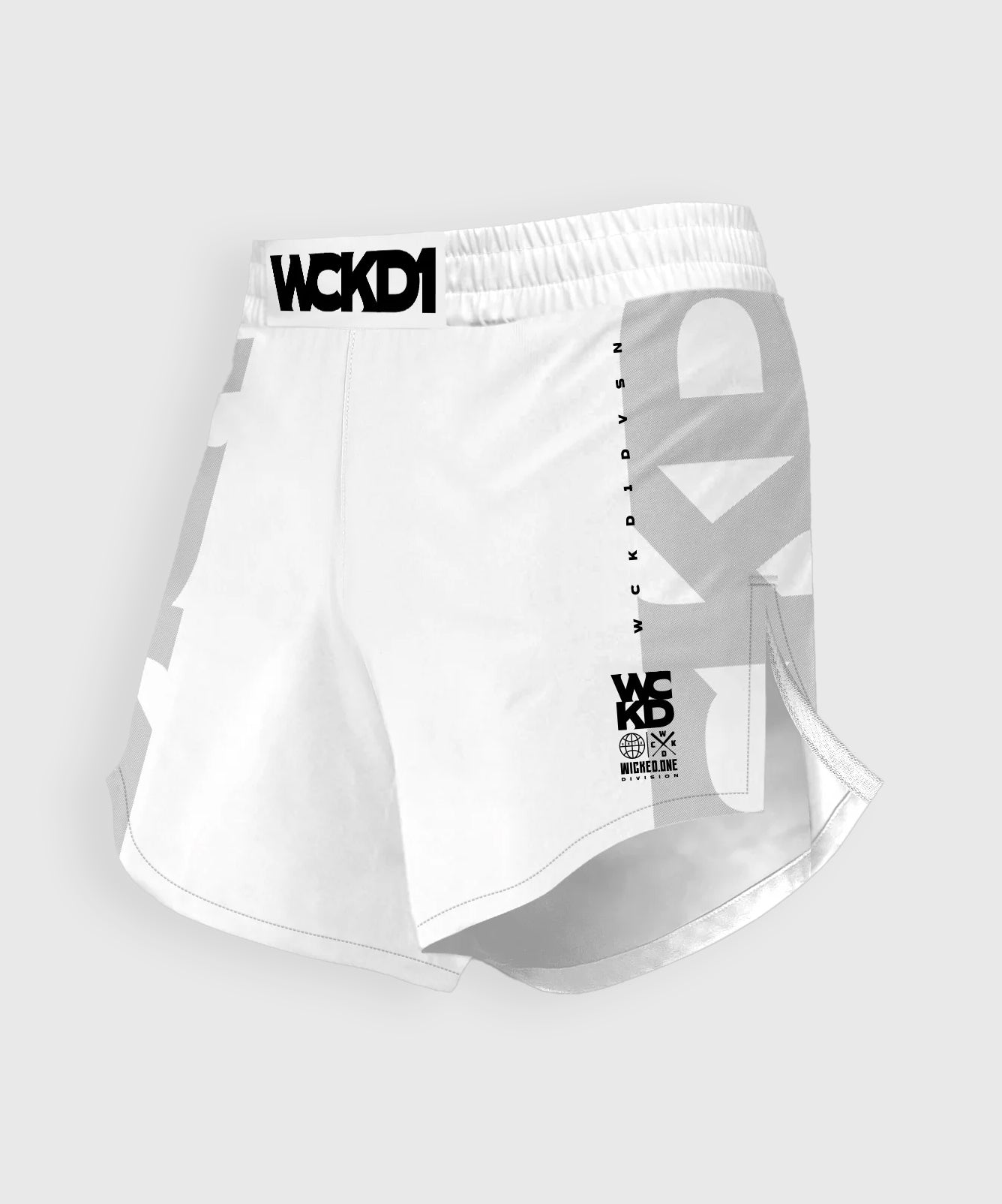 Short de MMA Wicked One Element Wckd - Blanc