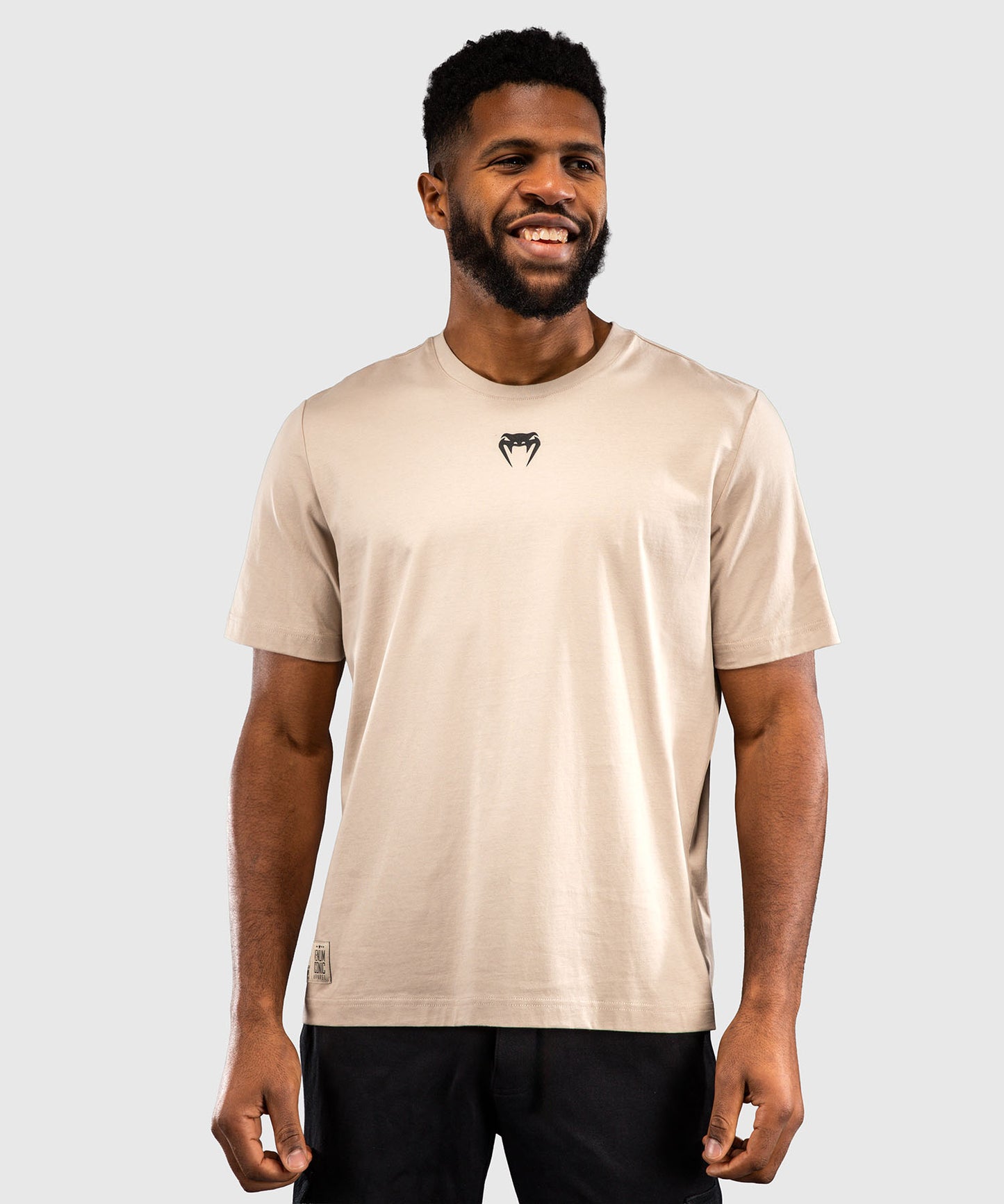 Venum Fight Icon Cotton T-Shirt - Beige