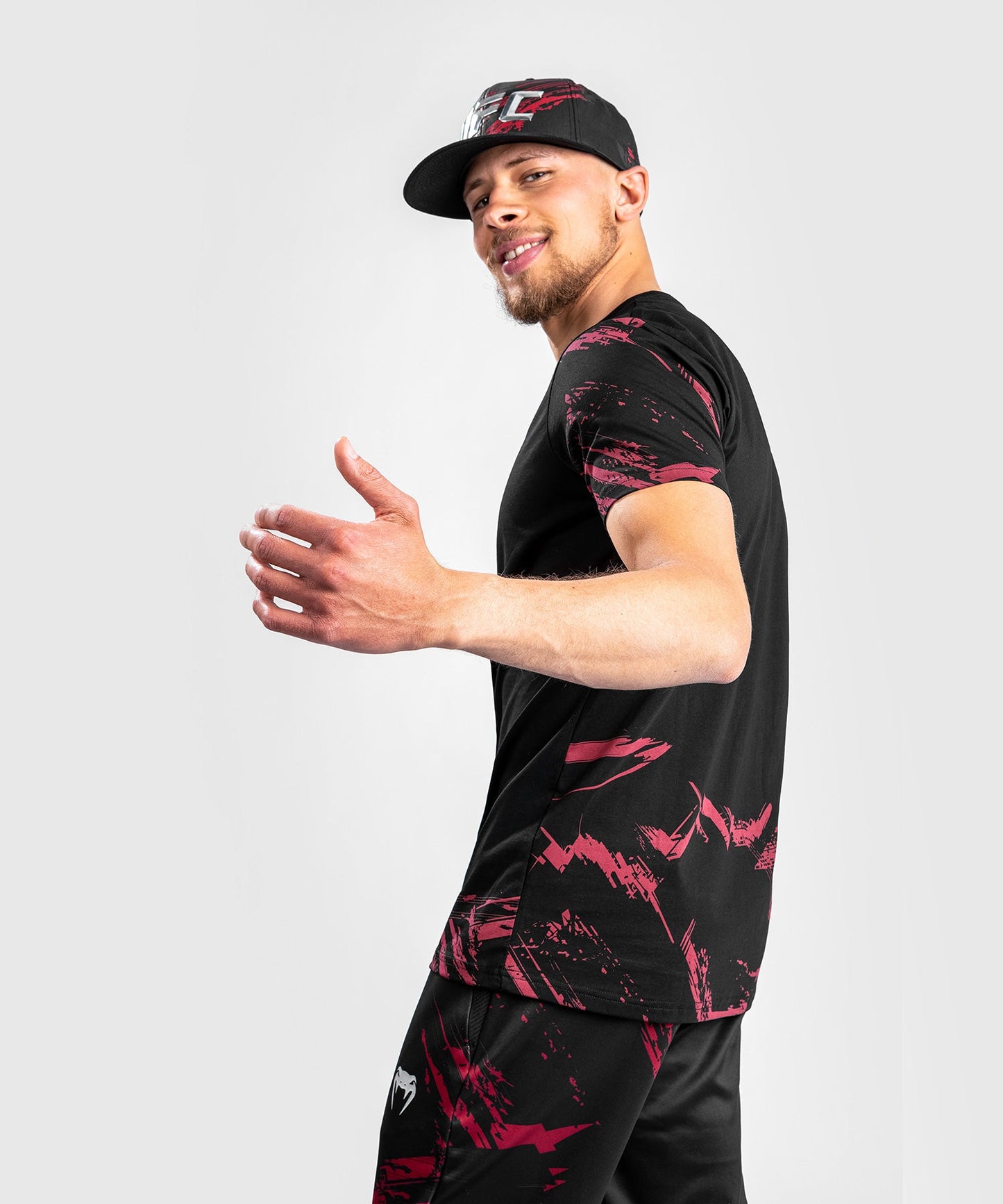 UFC T-Shirt Venum Authentic Fight Week 2.0 - Short Sleeve - Black