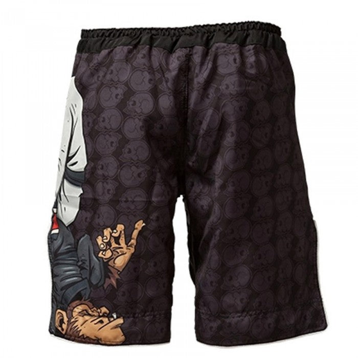 Tatami Fightwear Thinker Monkey Fightshorts - Negro