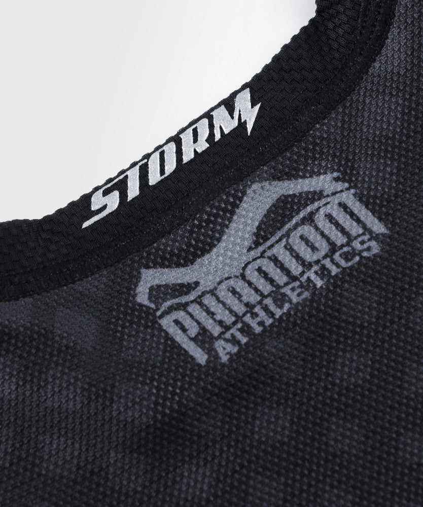 Rashguard Manches longues Phantom Athletics Storm Nitro - Noir